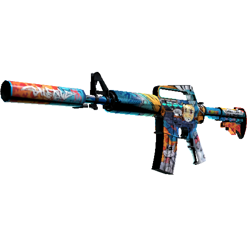 M4A1 消音型(StatTrak™) | 二号玩家 (略有磨损)