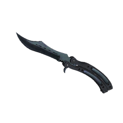 蝴蝶刀(★ StatTrak™) | 蓝钢 (崭新出厂)