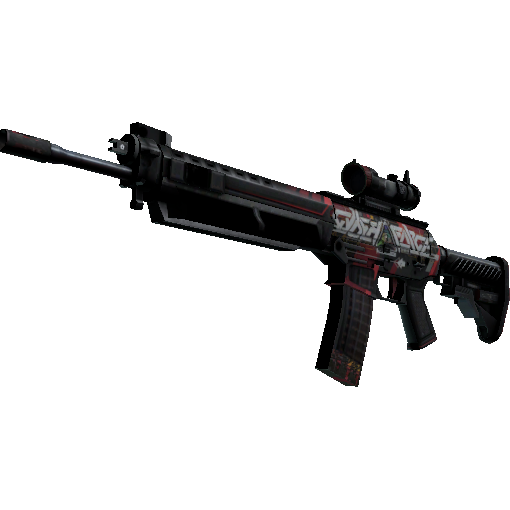SG 553(StatTrak™) | 赛博之力 (战痕累累)