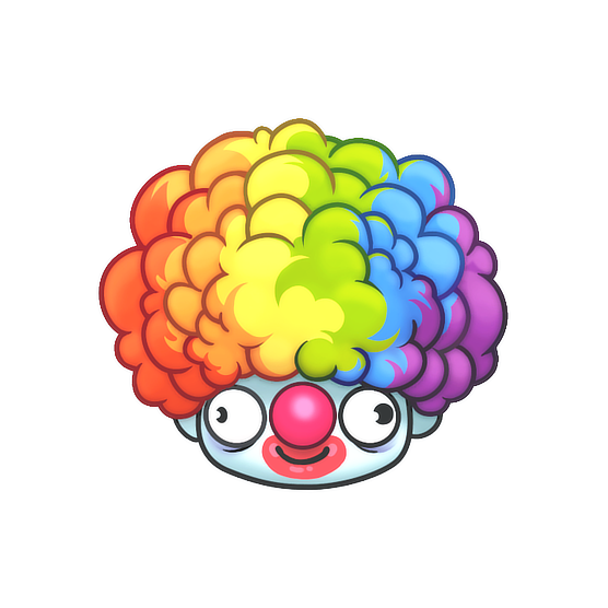 印花 | 小丑假发