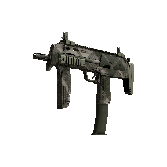 MP7 | 橄榄格纹 (略有磨损)