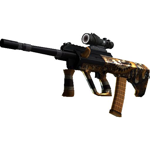 AUG(StatTrak™) | 湖怪鸟 (略有磨损)