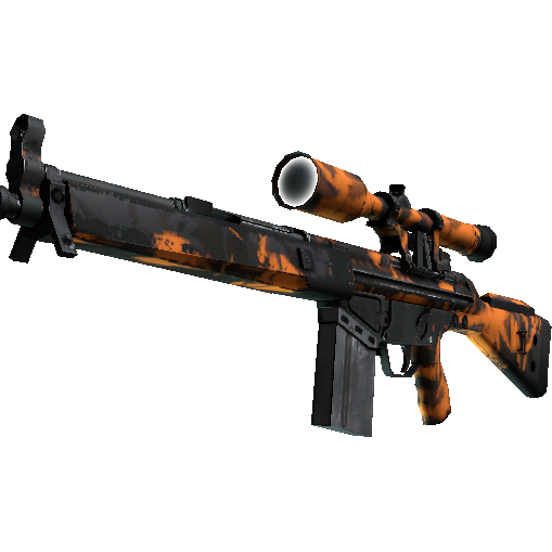 G3SG1(StatTrak™) | 橙光冲击 (久经沙场)