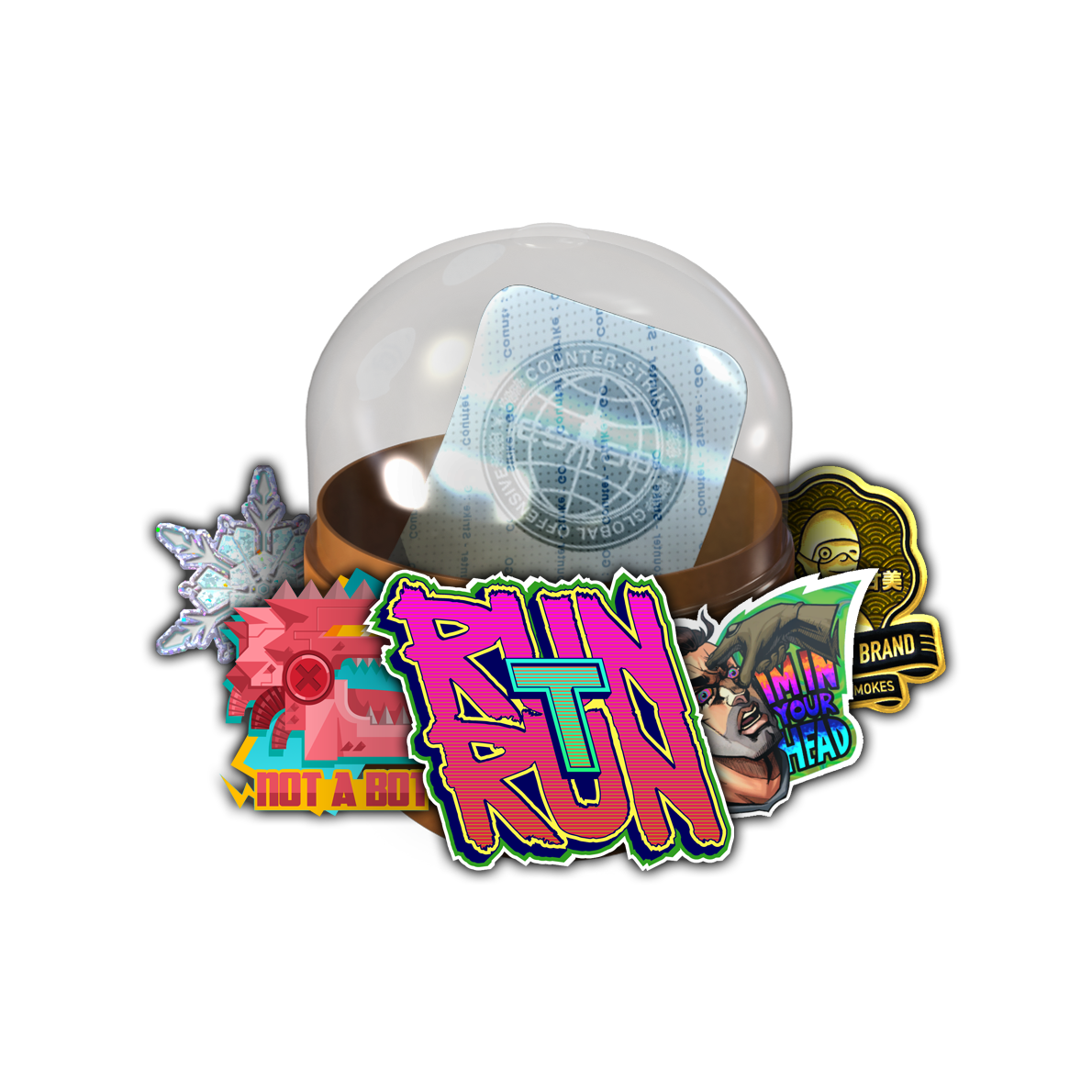 间谍印花胶囊