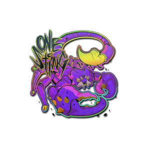 印花 | 螫针（全息）