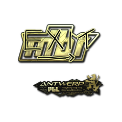 印花 | exit(金色)| 2022年安特卫普锦标赛