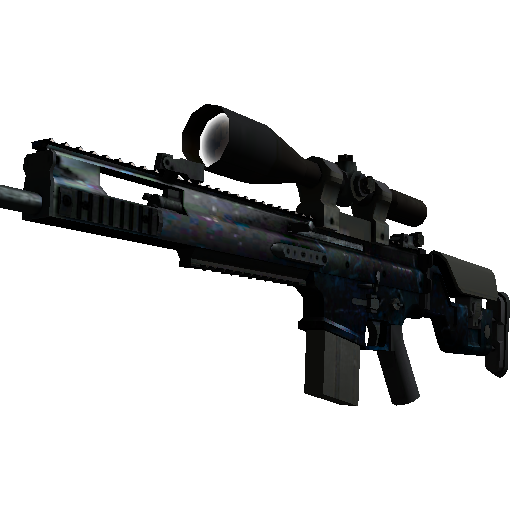 SCAR-20(StatTrak™) | 蓝洞 (战痕累累)