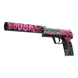 USP 消音版(StatTrak™) | 脑洞大开 (略有磨损)