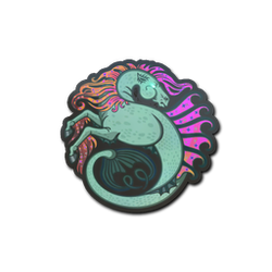 印花 | 海马(全息)