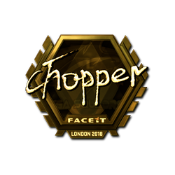印花 | chopper(金色)| 2018年伦敦锦标赛
