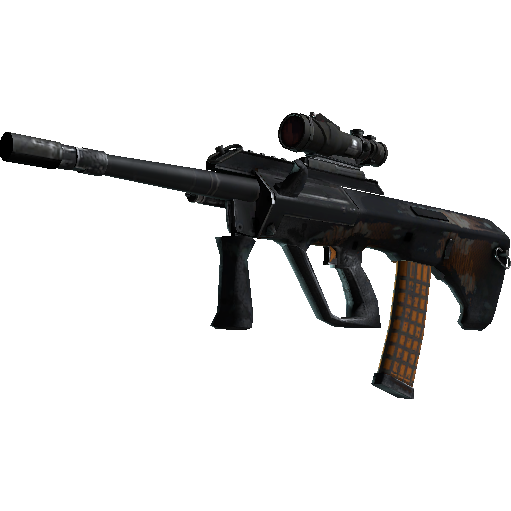 AUG(StatTrak™) | 琥珀冲流 (战痕累累)