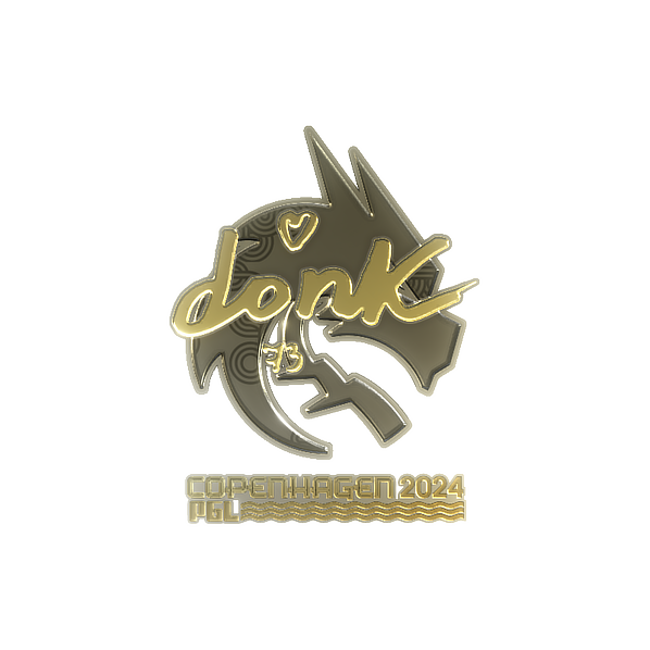 印花 | donk(金色)| 2024年哥本哈根锦标赛