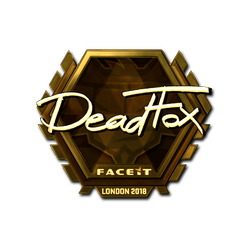 印花 | DeadFox(金色)| 2018年伦敦锦标赛