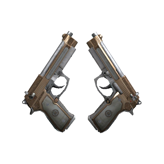 双持贝瑞塔(StatTrak™) | 卡特尔 (破损不堪)