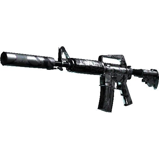 M4A1 消音型(StatTrak™) | 黑水 (久经沙场)