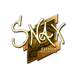 印花 | Snax(金色)| 2018年波士顿锦标赛