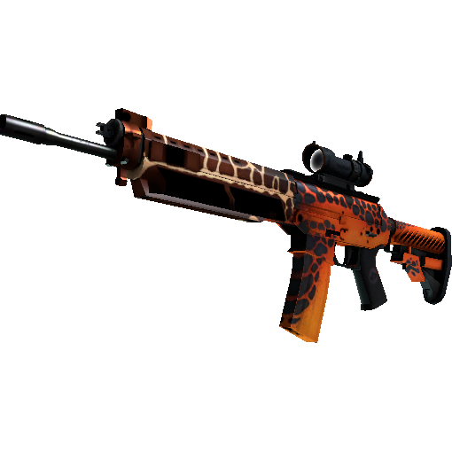 SG 553(StatTrak™) | 豹灯蛾 (略有磨损)