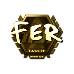 印花 | fer(金色)| 2018年伦敦锦标赛