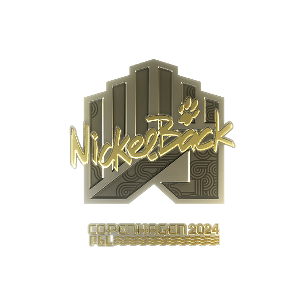 印花 | NickelBack(金色)| 2024年哥本哈根锦标赛