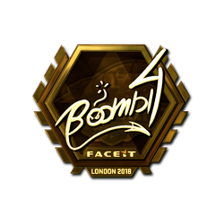印花 | Boombl4(金色)| 2018年伦敦锦标赛