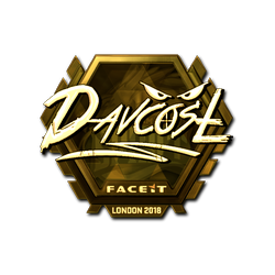 印花 | DavCost(金色)| 2018年伦敦锦标赛