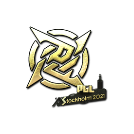 印花 | Ninjas in Pyjamas (金色) | 2021年斯德哥尔摩锦标赛