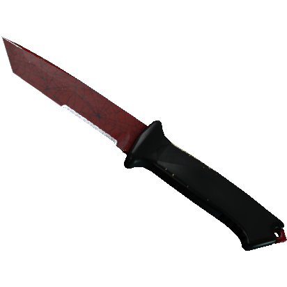 熊刀(★ StatTrak™) | 深红之网 (破损不堪)
