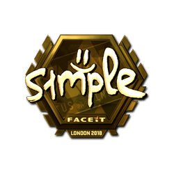 印花 | s1mple(金色)| 2018年伦敦锦标赛