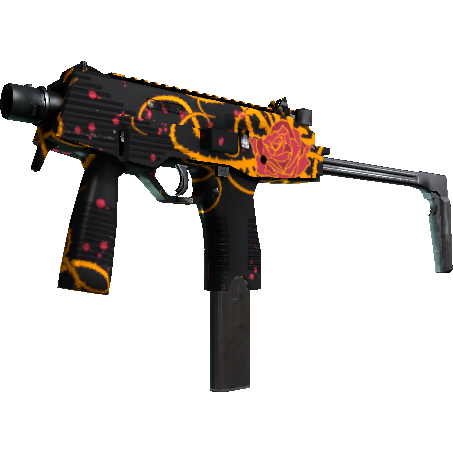 MP9(StatTrak™) | 铁血玫瑰 (略有磨损)