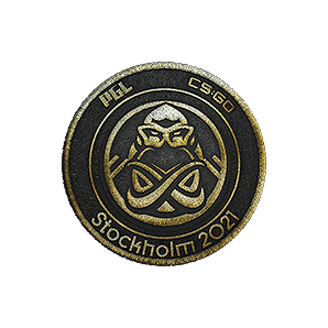 布章 | ENCE (金色) | 2021年斯德哥尔摩锦标赛