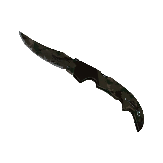 弯刀（★ StatTrak™） | 森林 DDPAT (破损不堪)