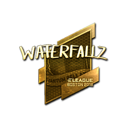 印花 | waterfaLLZ(金色)| 2018年波士顿锦标赛