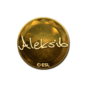 印花 | Aleksib(金色)| 2019年卡托维兹锦标赛