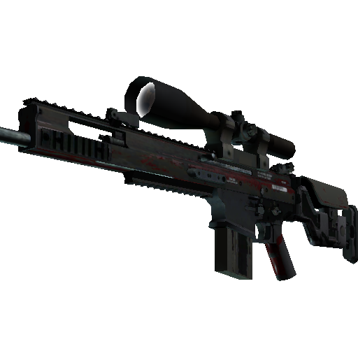 SCAR-20(StatTrak™) | 深红之网 (战痕累累)