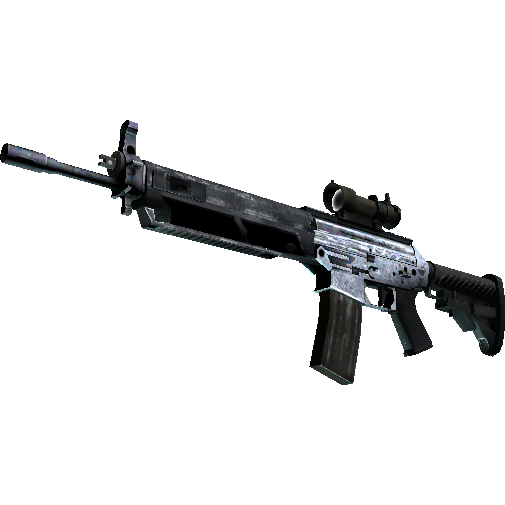 SG 553(纪念品) | 大马士革钢 (略有磨损)