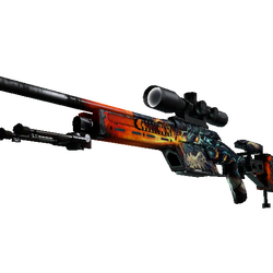SSG 08(StatTrak™) | 炎龙之焰 (破损不堪)