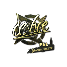 印花 | device(金色)| 2021年斯德哥尔摩锦标赛