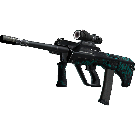 AUG(StatTrak™) | 弹跳线条 (战痕累累)