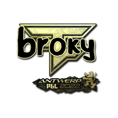 印花 | broky(金色) | 2022年安特卫普锦标赛