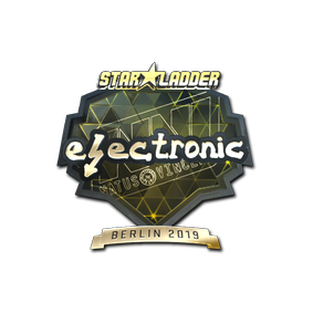 印花 | electronic(金色)| 2019年柏林锦标赛