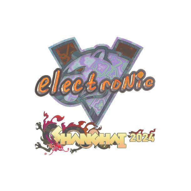 印花 | electronic(全息)| 2024年上海锦标赛