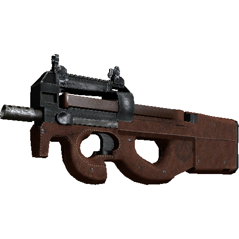 P90 | 棕色皮革 (战痕累累)