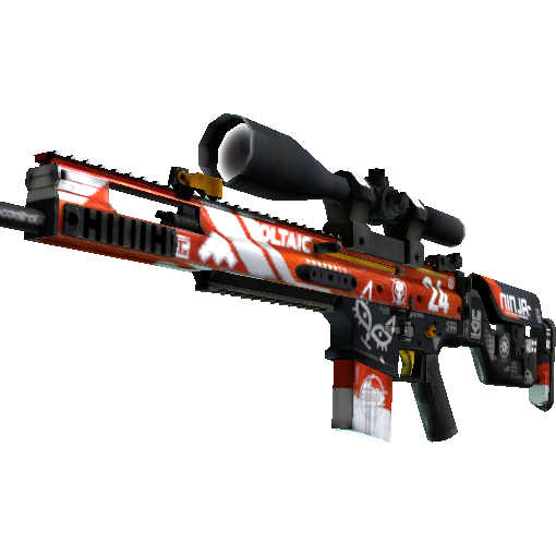 SCAR-20(StatTrak™) | 血腥运动 (略有磨损)