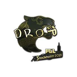 印花 | drop(金色)| 2021年斯德哥尔摩锦标赛