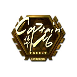 印花 | captainMo(金色)| 2018年伦敦锦标赛