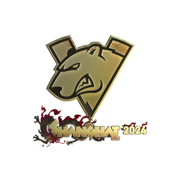 印花 | Virtus.pro（金色）| 2024年上海锦标赛