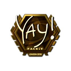 印花 | yay(金色)| 2018年伦敦锦标赛