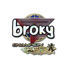 印花 | broky(闪耀,冠军) | 2022年安特卫普锦标赛