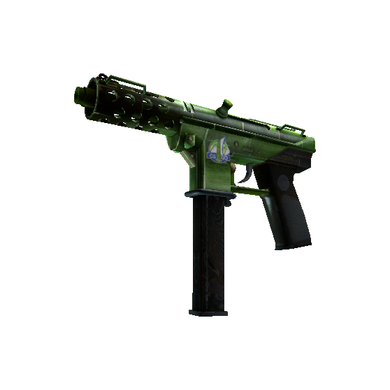 Tec-9 | 青竹伪装 (战痕累累)