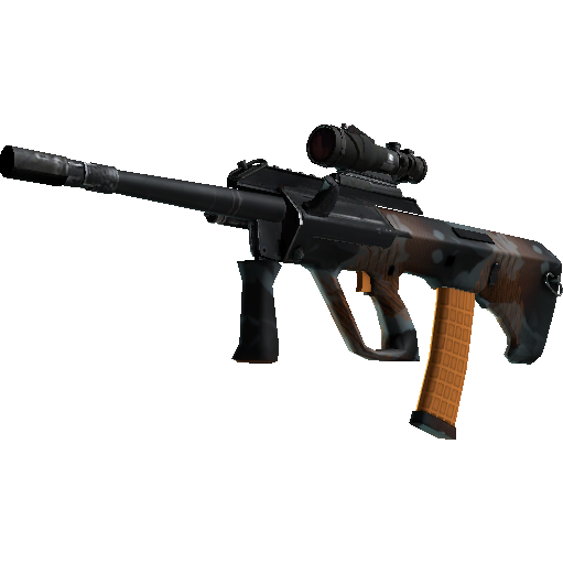 AUG(StatTrak™) | 琥珀冲流 (崭新出厂)